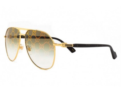 Gucci GG1220S Monogram Aviator Sunglasses