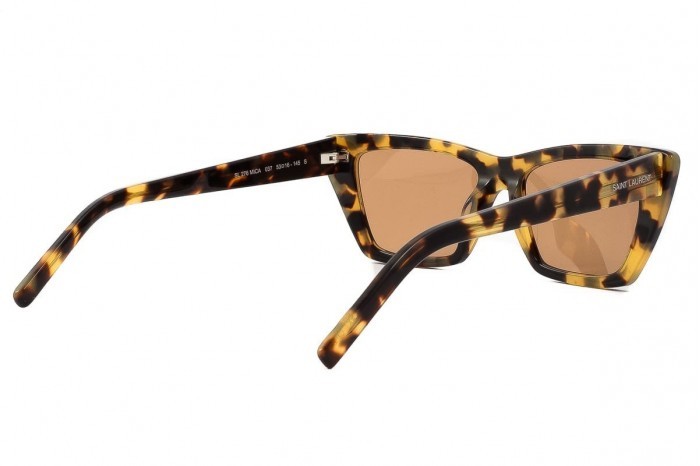 Saint Laurent Mica Tortoiseshell Cat Eye Sunglasses