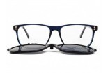 Eyeglasses with sun clip INVU M4217 C