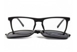 Eyeglasses with sun clip INVU M4302 A