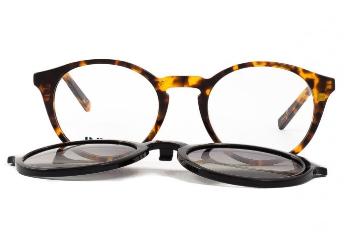Eyeglasses with sun clip INVU M4215 B