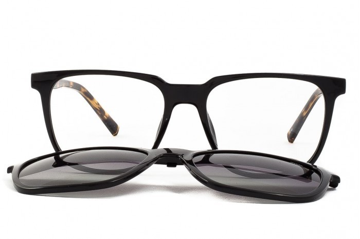 Eyeglasses with clip sun INVU M4303 A