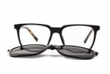 Eyeglasses with clip sun INVU M4303 A