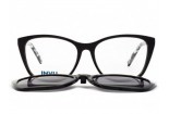Eyeglasses with clip sun INVU M4213 A