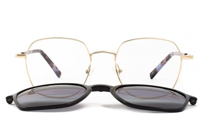 Eyeglasses with clip sun INVU M3300 B