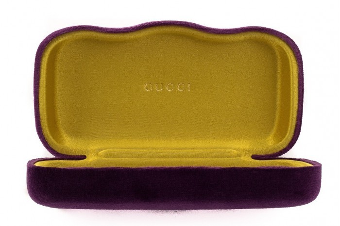 GUCCI Hard Case Фиолетовый футляр для очков