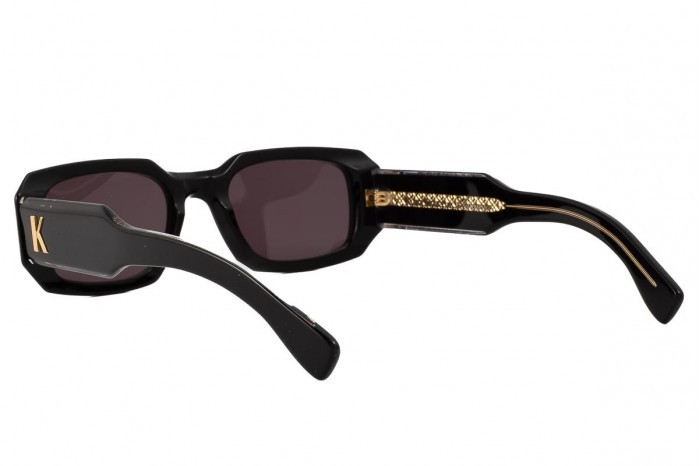 Louis Vuitton Black Round Tinted Sunglasses Yellow Plastic ref