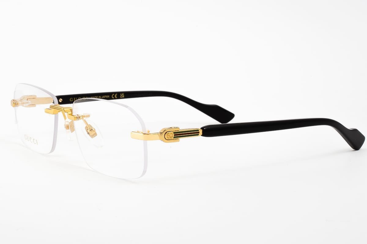 GUCCI Eyeglasses GG1221O 001 Gold Glasant 2023