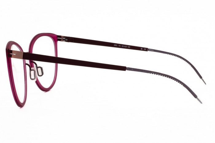 Hililand Lunettes de couleur aveugles Lunettes de couleur aveugle  revêtement double face rose plein cadre unisexe lunettes