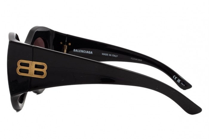 BALENCIAGA Sunglasses BB0256S 001 Black Hourglass 2023