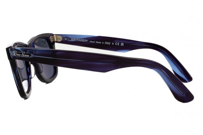 RAY BAN Sunglasses rb 2140 Wayfarer 1361/R5 Blue Bio-Acetate 2023