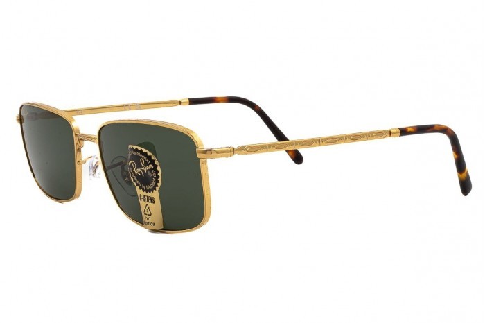 RAY BAN Solbriller rb 9196/31 Guld 2023