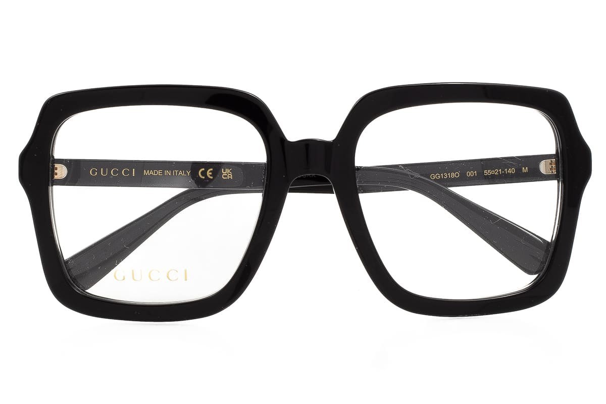 Lunettes de vue Femme Gucci - GG1003O - Noir carrées : Réservation en ligne