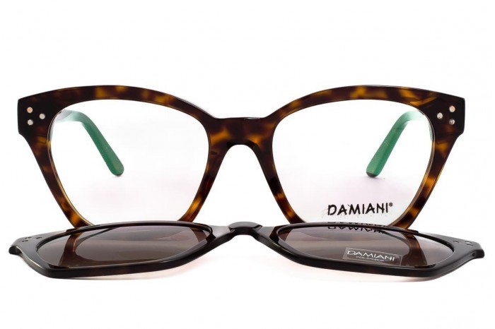 DAMIANI mas168 027 polarized sunglasses with clip