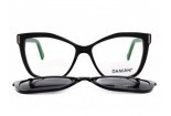 DAMIANI mas172 34 spolaryzowane okulary przeciwsłoneczne z klipsem