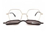 DAMIANI masm05 027 polarized clip-on sunglasses