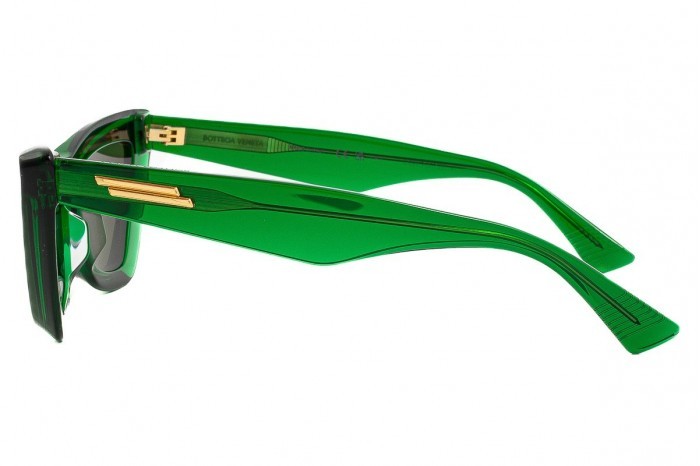 Bottega Veneta Sunglasses In 010 Green Green Green
