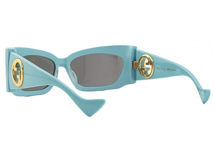 Gucci Men's GG0262S 58/16/145 Aviator Sunglasses Blue Frame Blue Lens New |  eBay