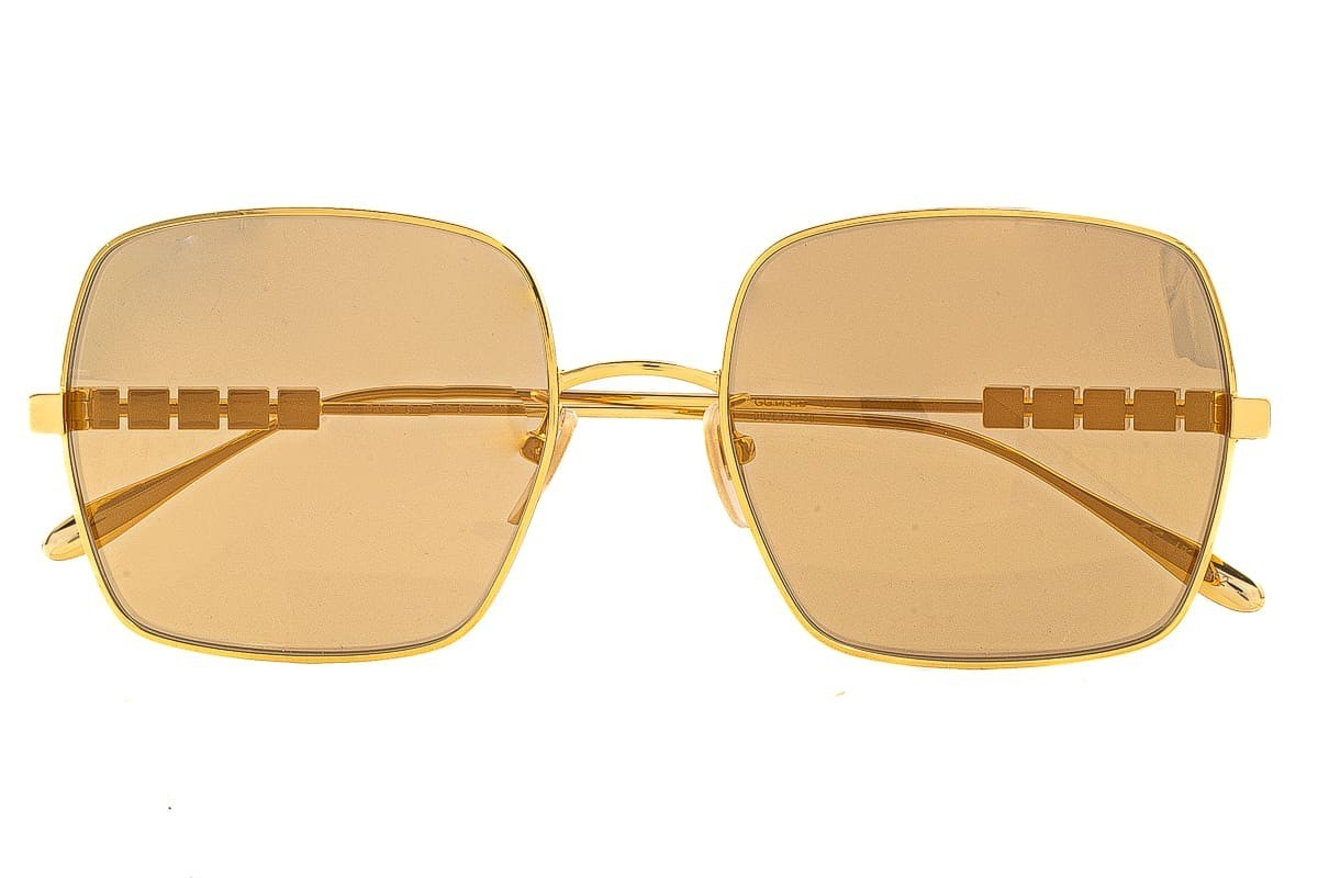 Brown Gradient Rimless Sunglasses | Rimless Brand Women Sunglasses -  Vintage Square - Aliexpress