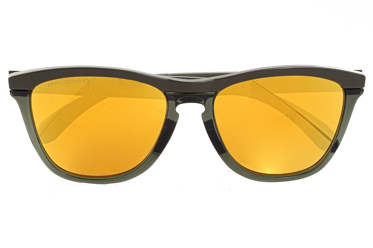 OAKLEY Frogskins Sunglasses OO9284-0855 Green Grey Polarized 2024