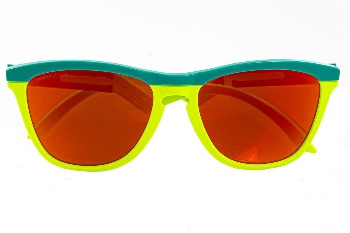 Hybrydowe okulary przeciwsłoneczne OAKLEY Frogskins OO9289-0255 z zausznikami