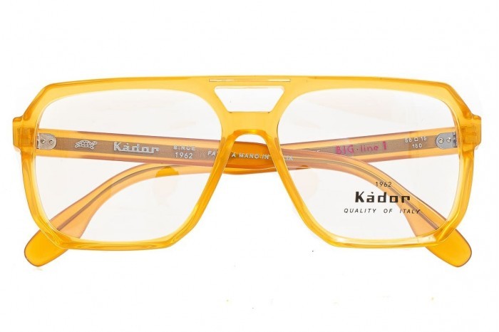 Okulary KADOR Big Line 1 w kolorze miodowym