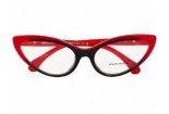 ALAIN MIKLI Eyeglasses A03503 001 Red Black 2024