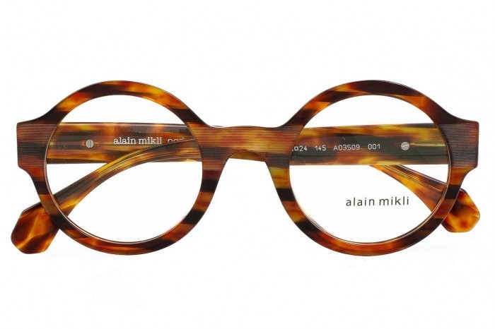 ALAIN MIKLI Eyeglasses A03509 001 Havana 2024