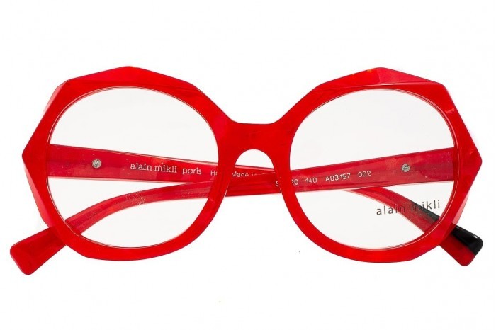 ALAIN MIKLI Eyeglasses A03157 002 Red 2024