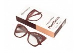 DOUBLEICE Óculos de leitura pré-montados Panthera Violet Bordeaux