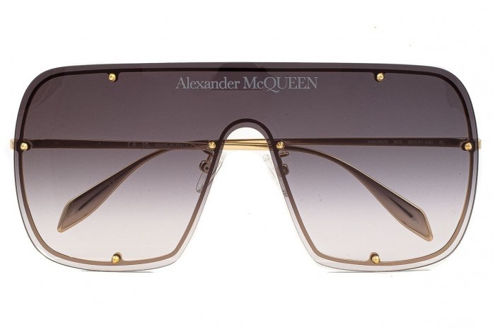 ALEXANDER MCQUEEN Solglasögon AM0362S 003 Guld 2024