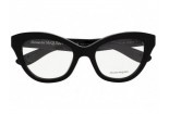 ALEXANDER MCQUEEN Eyeglasses AM0395O 001 Black 2024