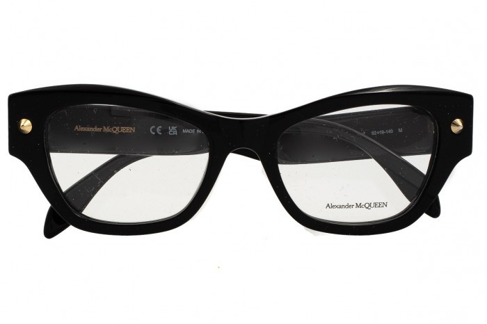 ALEXANDER MCQUEEN Eyeglasses AM0429O 001 Black 2024