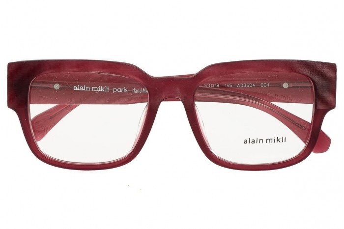 ALAIN MIKLI Eyeglasses A03504 001 Bordeaux 2024