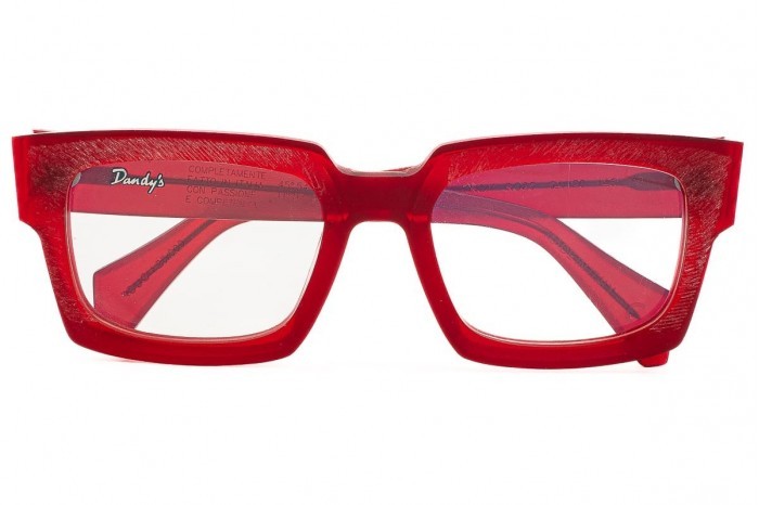 DANDY'S Troy Rough ro25 Rode bril uit een beperkte serie