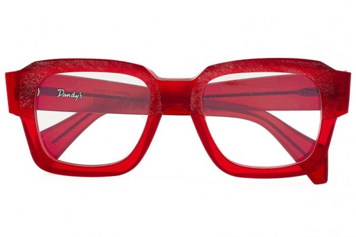 DANDY'S Skinner Rough ro25 Rode bril uit de beperkte serie