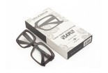 Pre-assembled reading glasses DOUBLEICE Flow sinuous grey