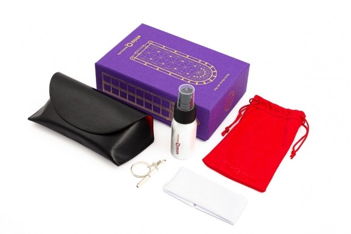 Glasses cleaning kit with case ETNIA BARCELONA Case Cleaning kit Black