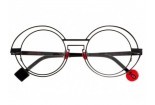 Óculos SABINE BE Be Val de Loire Wire em preto 01 Black Edition