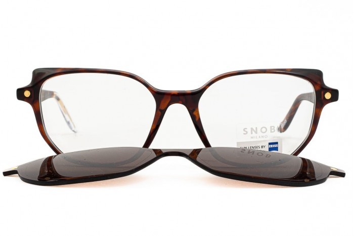 SNOB MILANO Patty snv196c02 eyeglasses with sun clip