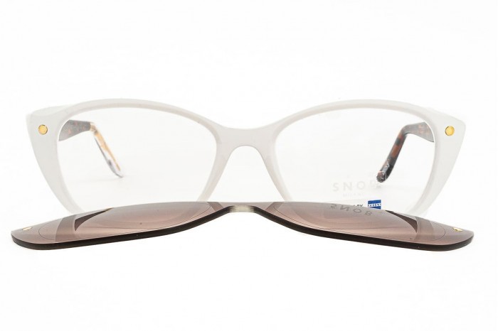 SNOB MILANO Bocca snv169c06 eyeglasses with sun clip