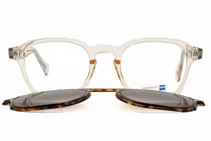 Okulary SNOB MILANO Cabriolet snv165cpc13 z klipsem przeciwsłonecznym
