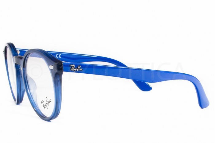 Langwerpig Manifesteren Gezamenlijke selectie RAY-BAN rb 1594 3811 junior bril Unisex blauw montuur in ronde pantosstijl