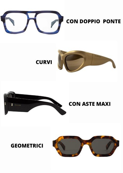 Gli occhiali da sole dell'uomo per la primavera-estate 2023