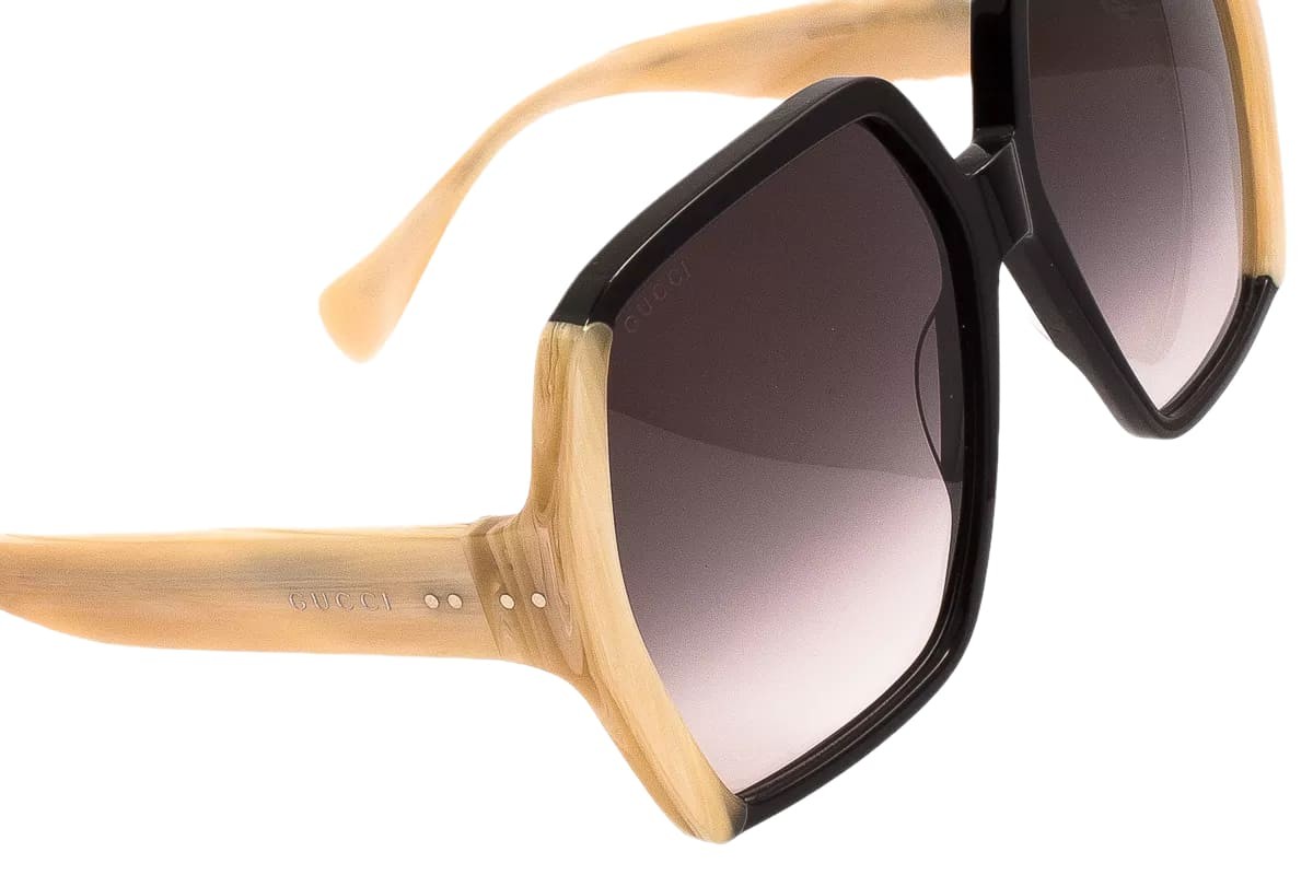 Gucci coleção de óculos de sol prestígio 2022 art GG1065S